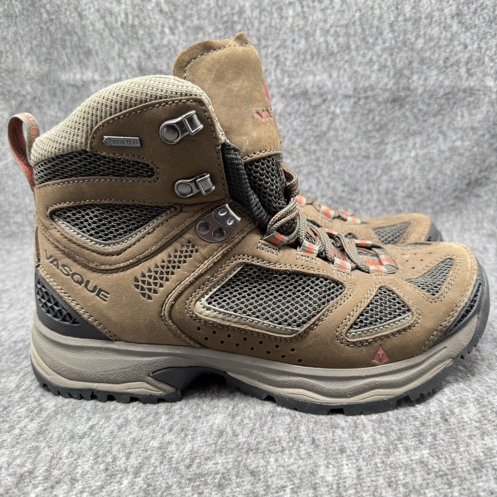 Vasque Breeze III GTX‎ Mens 7M Brown Nubuck GoreTex Waterproof Hiking Boots 7190